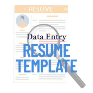 Data Entry Resume Template